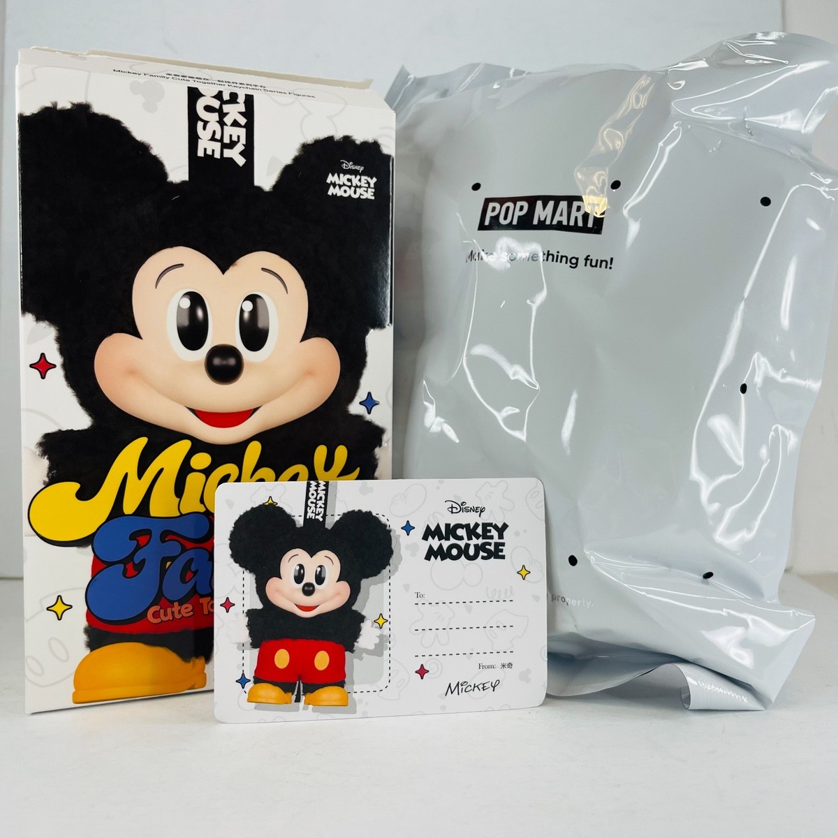 POP MART x Mickey Family Cute Together Keychain Series Keychain