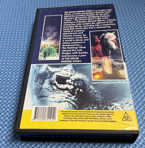 The Never Ending Story VHS - Picture 2 of 3