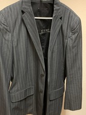 Calvin Klein Men  s Pinstripe Sport Coat 44R   Classic Fit, 2-Button, Gray