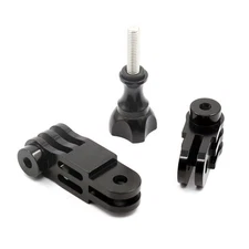 1PC Black 3 Way Adjustable Pivot Arm Alloy Adapter Replacement For Gopro Parts