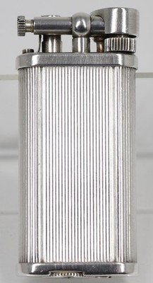 Vintage Dunhill Unique Lines Silver Plate Lighter #351769