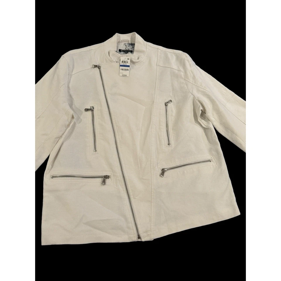 I.N.C International Concept Men’s Linen Jacket Size X-Large - Image 3 of 4