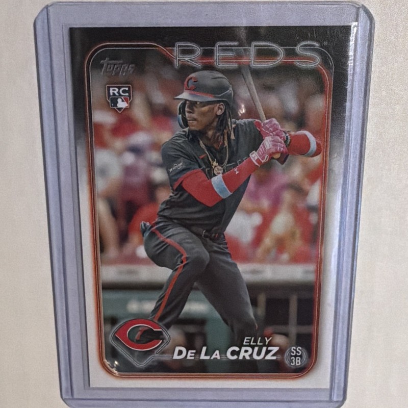 TOPPS 2024 SERIES 1 ELLY DE LA CRUZ RC ROOKIE #141 BASE CINCINNATI REDS