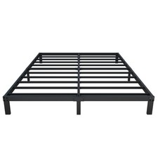 8 Inch Full Size Bed Frame, Heavy Duty Metal Platform Bed Frame No Box Spring...