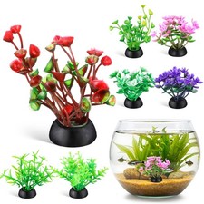 20pcs Simulation Water Grass Colorful Aquarium Decorations Artificial Aquatic...