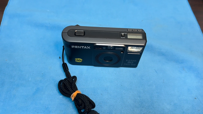 MINT w/ Strap ] Pentax Espio 80 Gray 35mm Point & Shoot Film
