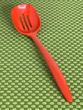 Rosti Mepal Orange Melamine 532 Slotted Serving Spoon Hutzler Utensil Denmark