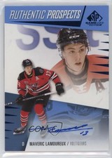 2023-24 Upper Deck SP Game Used CHL Edition Blue Maveric Lamoureux #54 Auto 14xc