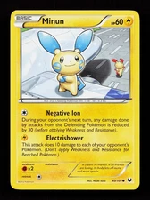 Minun 40/108 Common Dark Explorers Pokémon Card