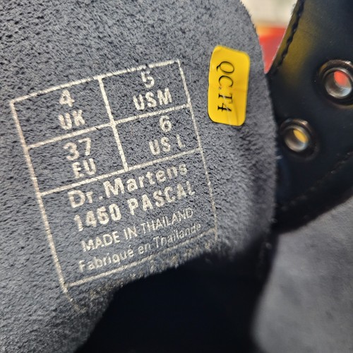 EINMAL GETRAGEN! Dr Martens 1460 Pascal Chrome Stiefel Größe UK 4 - Bild 15 von 18
