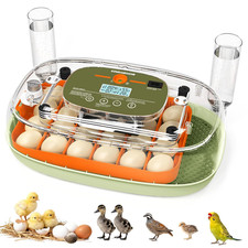 Egg Incubator for 24 Chicken Eggs with Automatic Turner, Digital Temperature Con