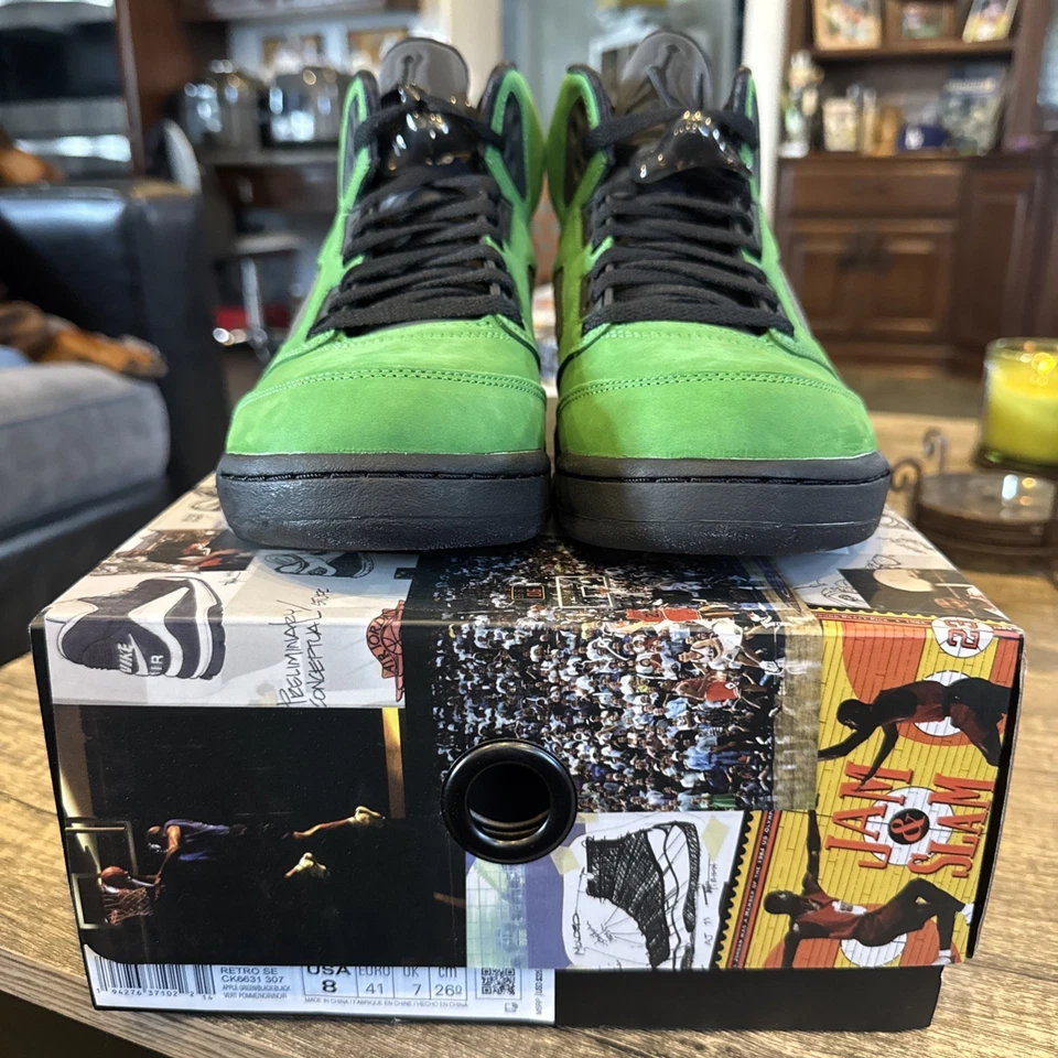 Nike Air Jordan 5 Retro 2020 SE Oregon Talla 8 Hombres|Nuevo | CK6631-307 Foto 2 de 4