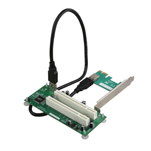 PCI-Express to PCI Adapter Card PCIe to Dual Pci Slot Expansion Card US - Picture 2 of 11