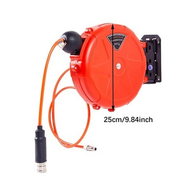 Automatic Retractable Air Hose Reel W/10 Meter Hose Air Compressor Hose Reel