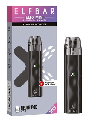 Elfbar Elfx Mini Black Set E Zigarette