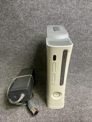 Microsoft Xbox 360 Jasper Video Game Console w/ Adapter 60GB HDD
