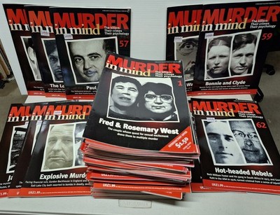 Murder in Mind Marshall Cavendish Vols 1-89 #5 Missing Set
