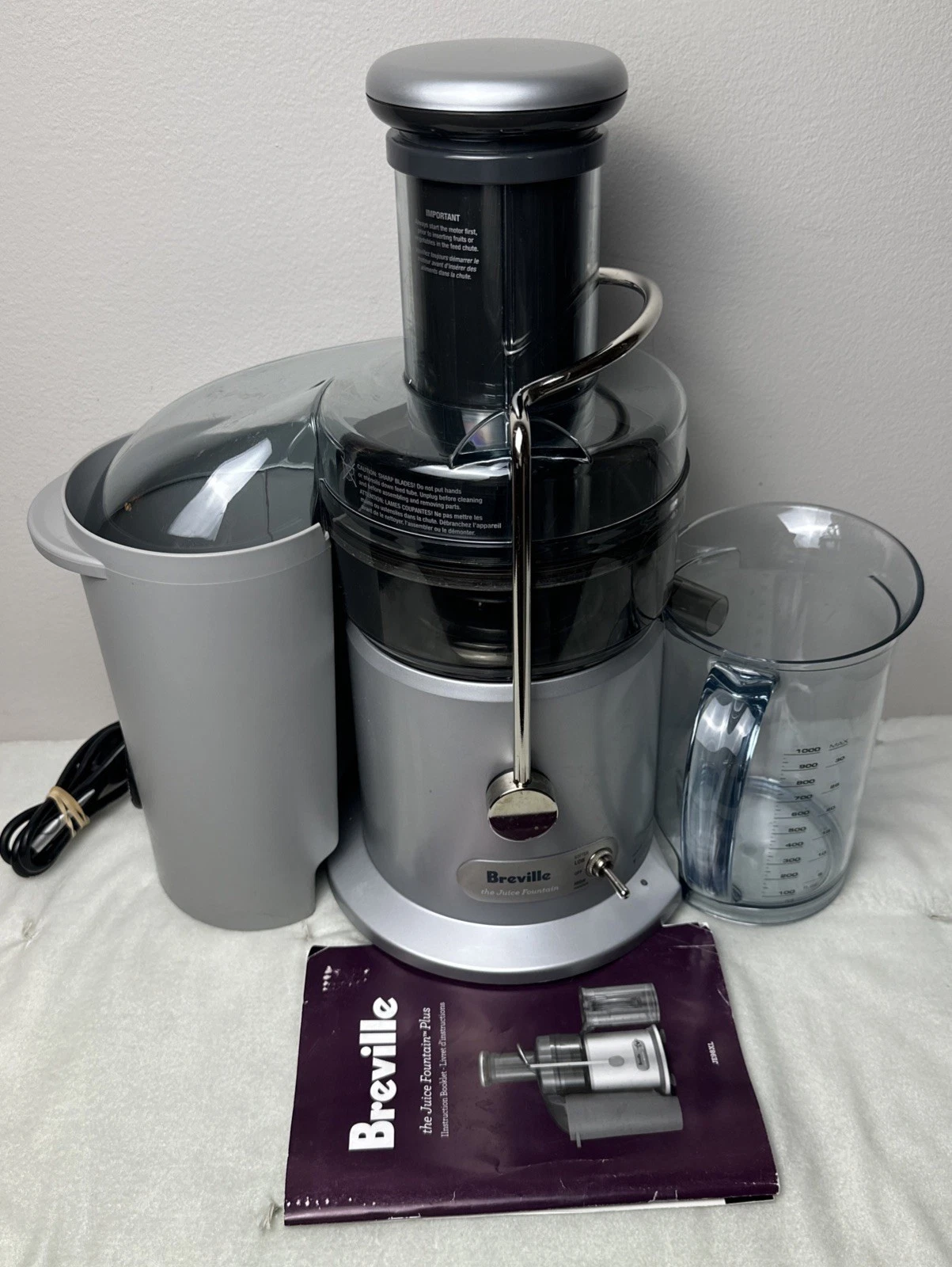 Breville Juice Fountain Plus JE98XL Silver