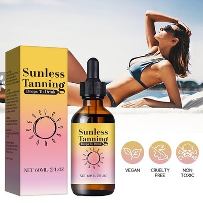 Sonnenlose Bräunungstropfen  Sunless Tanning Drops Natural Self Tanning Drops