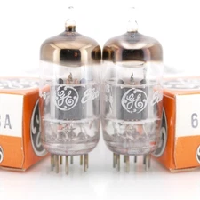 Two GE 6GH8A Tubes NOS NIB Match Date Codes GM[%]: 90/94 101/106 AMPLITREX