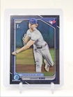JOHNNY KING 2024 BOWMAN CHROME DRAFT 1ST BLACK REFRACTOR #BDC-36 /10 Q3562