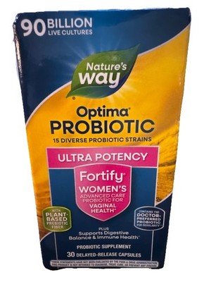 Nature's Way Fortify Optima Women's Probiotic - Advanced 90 Billion Exp. 02/2027