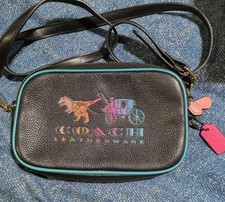 COACH Shoulder Bag Dinosaur Carriage - Gradient Rexy Dinosaur 33776 Women's Auth