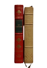 Franklin Library Leather Books Lot Maupassant + Gerald Green First Edition Decor