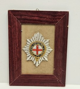 Deluxe UK Britain Empire Knight Royal Order Garter Star Badge Uniform Patch Card