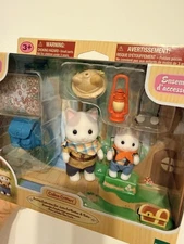 Sylvanian Families—  EXCITING EXPLORATION SET LATTE CAT BROTHER & BABY 🇺🇸 