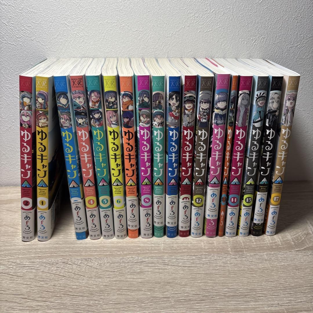 Juego manga Yuru Camp volúmenes completos 1-13,5 usado