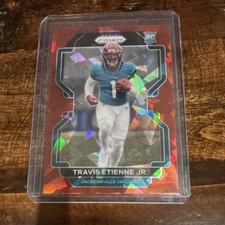 2021 Panini Prizm Red Ice Rookie Travis Etienne Jr. #344 Jaguars