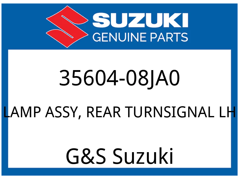 LAMP ASSY, REAR TURNSIGNAL LH