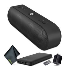 Beats Pill Standard Collection Portable Speaker Black Bundle And Accessories