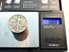 Liberty Walking Silver Half Dollars, 9-coins