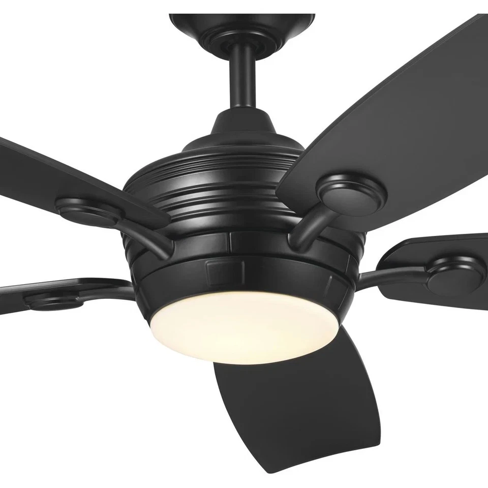 Kichler Lighting 310080SBK Tranquil Indoor Ceiling Fan Satin Black - Image 4 of 4