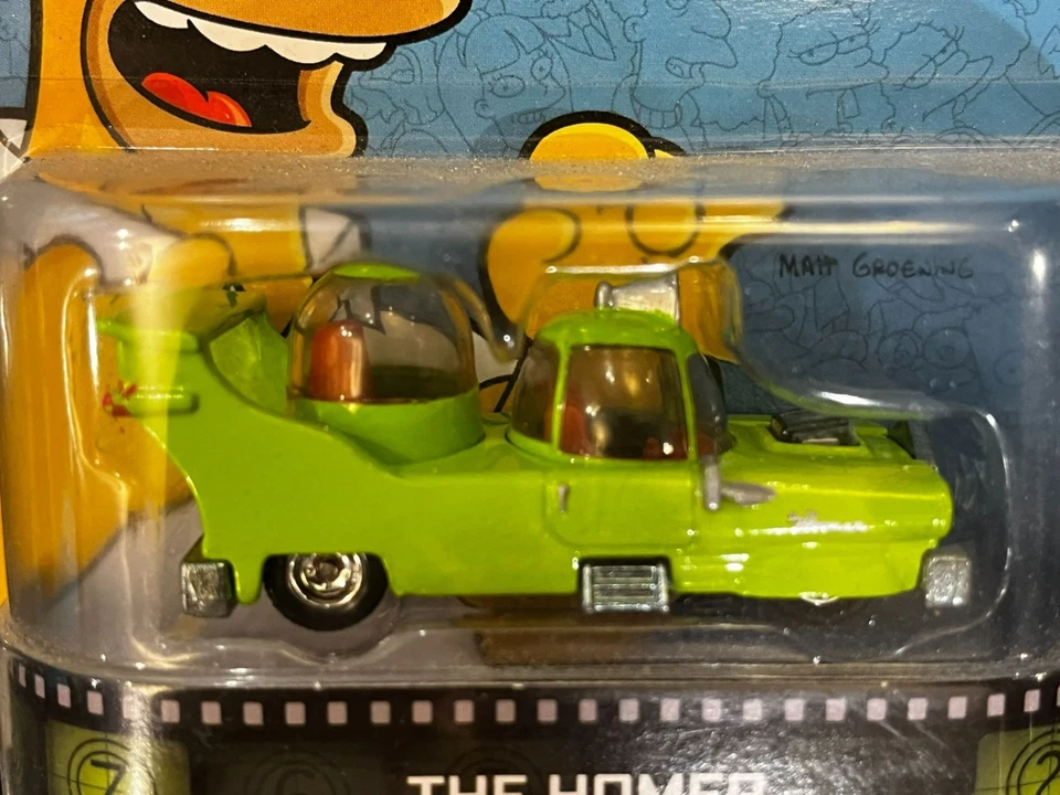 Hot Wheels The Simpsons The Homer 2013 Mattel BDV00 Diecast Retro Entertainment - Image 3 of 4