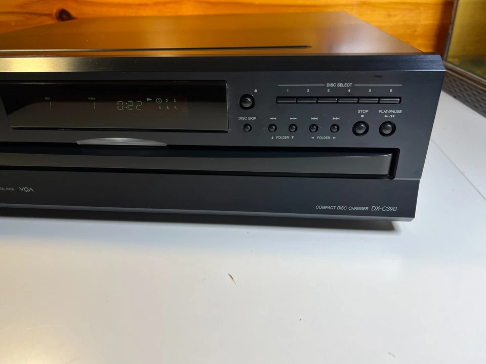 Onkyo DX-C390 Six 6 Disc CD Changer Digital Optical TosLink Coax Out Audiophile - Image 4 of 4