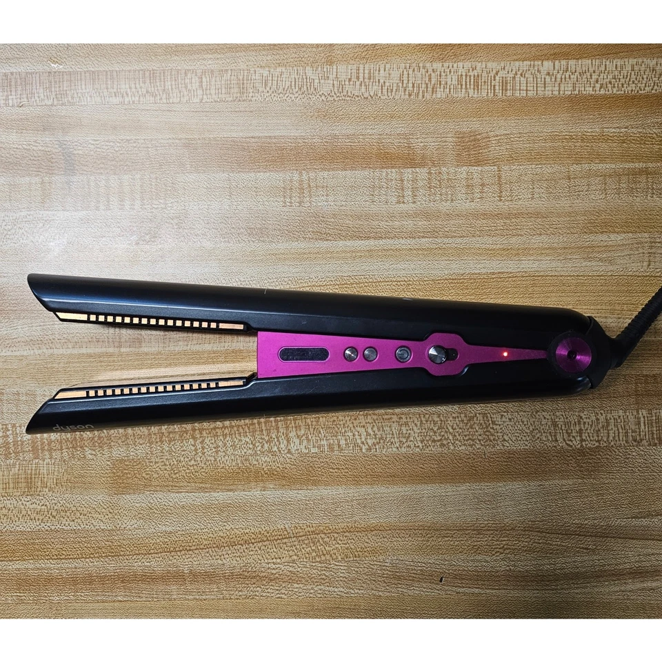 Plancha de pelo Dyson Corrale negra fucsia cargador magnético regalo Foto 4 de 4