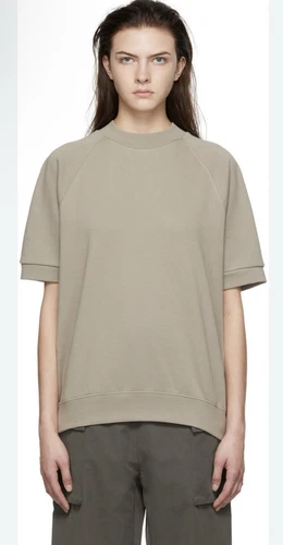 Felpa donna FEAR OF GOD ESSENTIALS cotone tortora grande