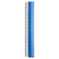 Lineal 15Cm Metrisch Winkelmesser FüR Architekten, Blau