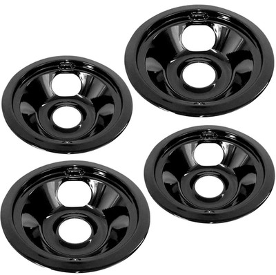 For Frigidaire Oven Range Stove 8'' 6'' Chrome Drip Pan Bowl Set  (Full Fit )