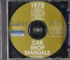1978 Lincoln Shop Manual Cd Continental Mark V Town Car Versailles Service