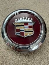 1 Cadillac Red Emblem Center Cap 1 Cadillac Red Emblem Center Cap