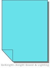 Lee Filters Lighting Gel Sheet 724 Ocean Blue