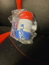 1100GPH 12V Electric Non-automatic Marine Bilge  Pump For Boat 3/4"/19mm Hose