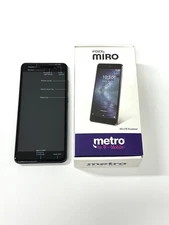 FOXXD MIRO L590A 16GB METRO LOCKED BRAND NEW BLACK COLOR FREE 32GB MICROSD CARD