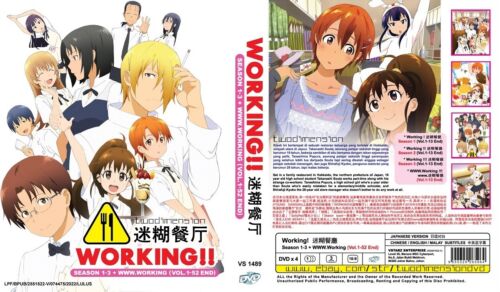DVD de anime ~ ¡¡funciona!! Temporada 1-3 + WWW. Funcionando (1-52End) Eng sub&Todas las regiones + REGALO GRATUITO - Imagen 1 de 5