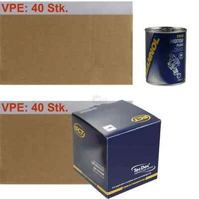 40X Original SCT Filtre À Huile SH 4051 P + 40X SCT Nettoyage Moteur - Photo 1/4