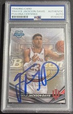 Trayce Jackson Davis Signed 2023-2024 Bowman’s Best Rookie Card PSA/DNA Slabbed